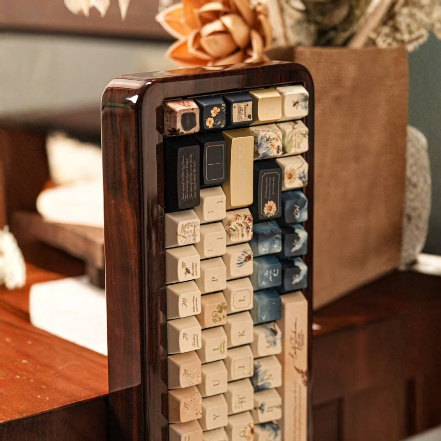 Emily Dickinson Floral Art Keycaps