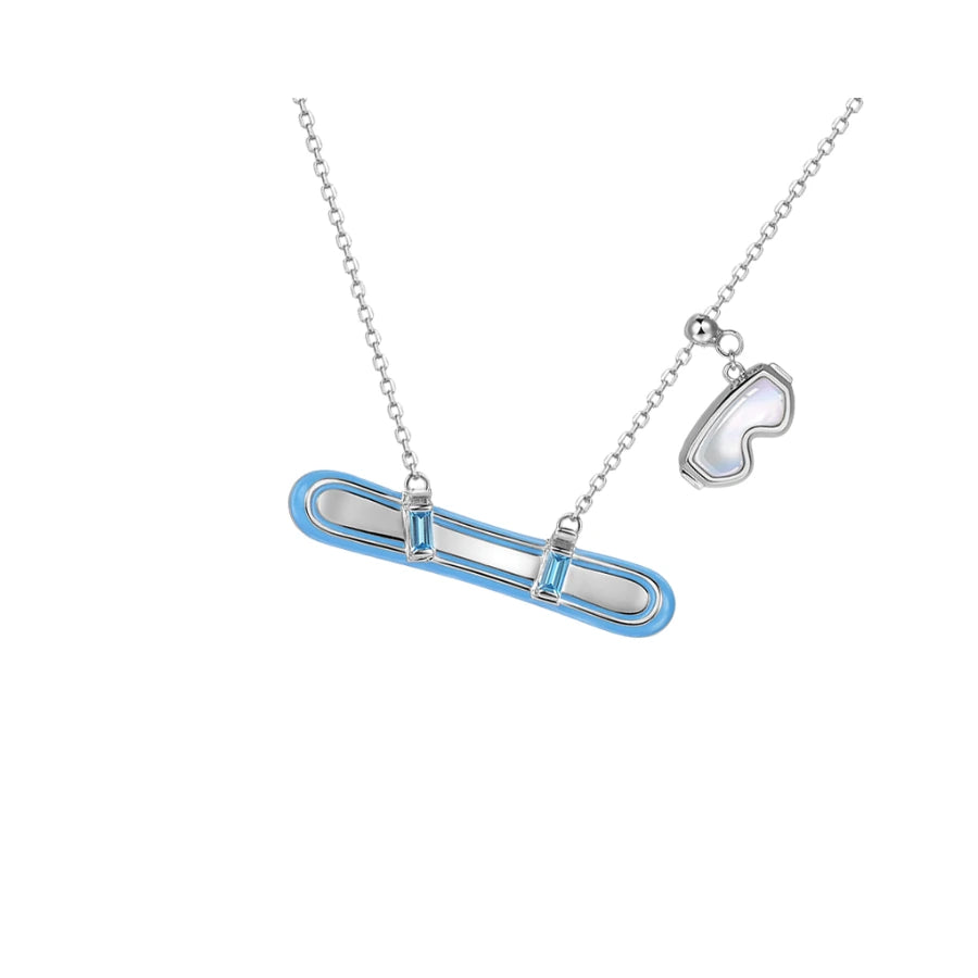 Snowboard Necklace